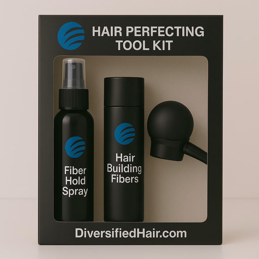 Fibers + Spray Applicator + Fiber Hold Spray Bundle