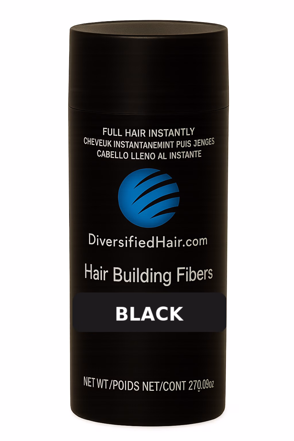 Black Keratin Hair Building Fibers 27.5g