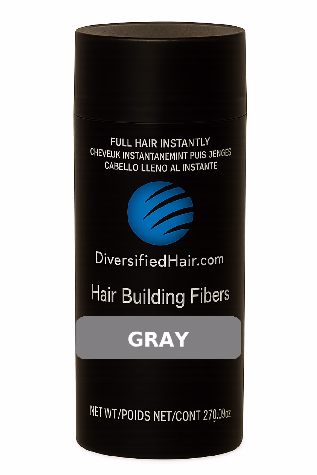 Gray Keratin Hair Building Fibers 27.5g