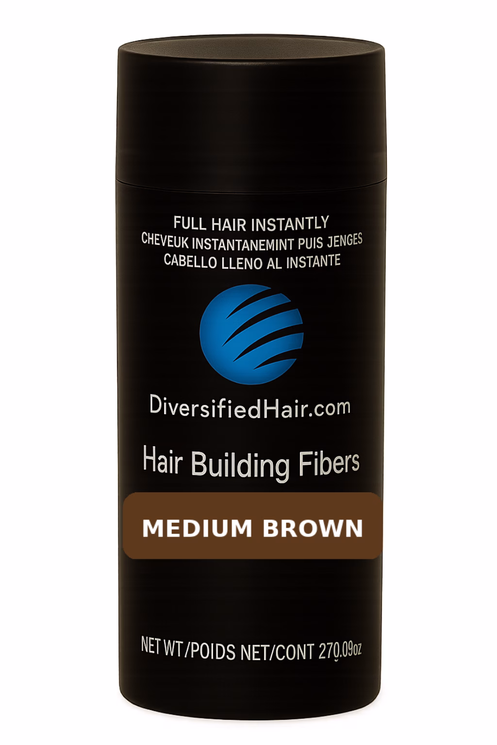 Medium Brown Keratin Hair Building Fibers 27.5g